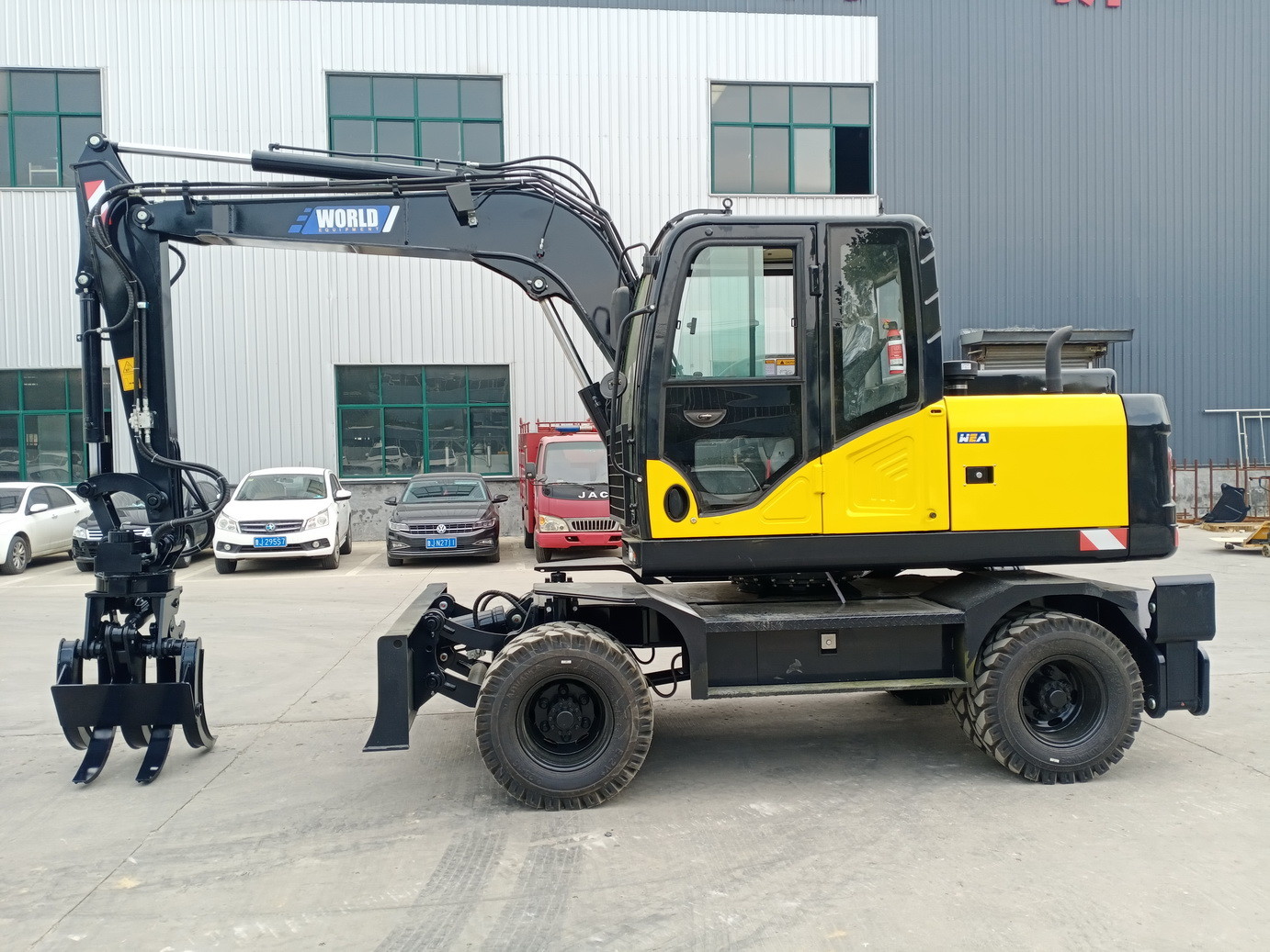 YuChai or Cummins Engine Wheel Crawler Excavator W270W-9