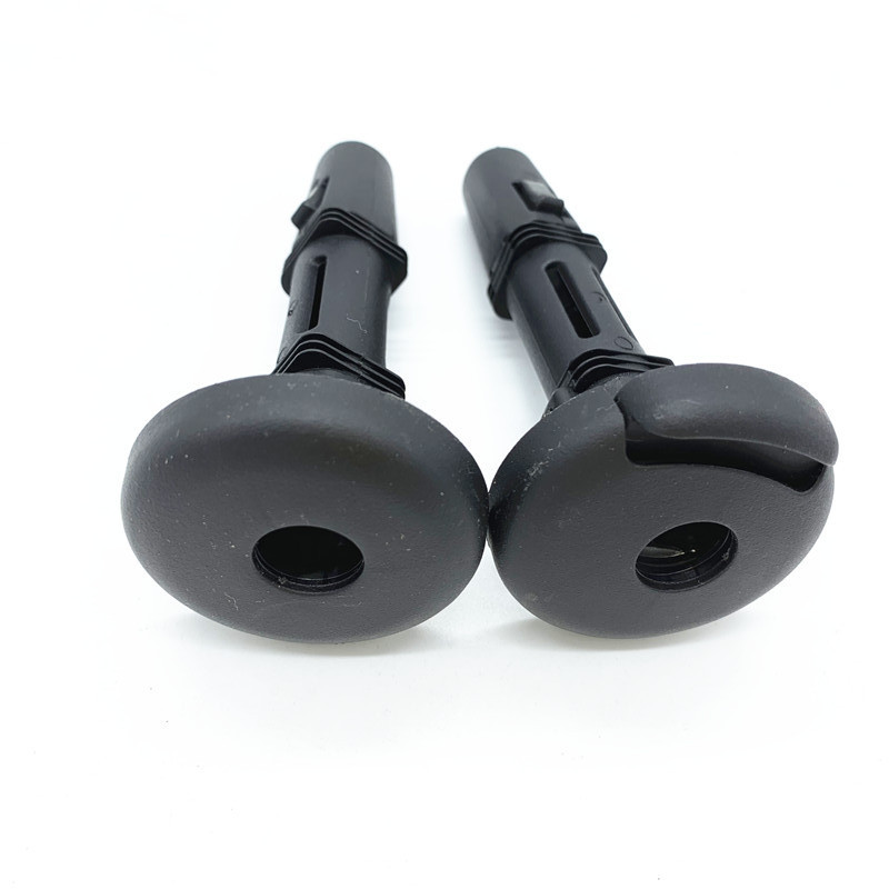 HS-HG12 Headrest Slot Socket Guide Tube With Release Button Gray