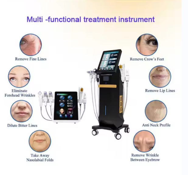 12d Hifu Face Morpheus 8 Estiramiento De La Piel Hifu Vmax Machine Ice Hammer Focused Ultrasound Body Slimming Hifu