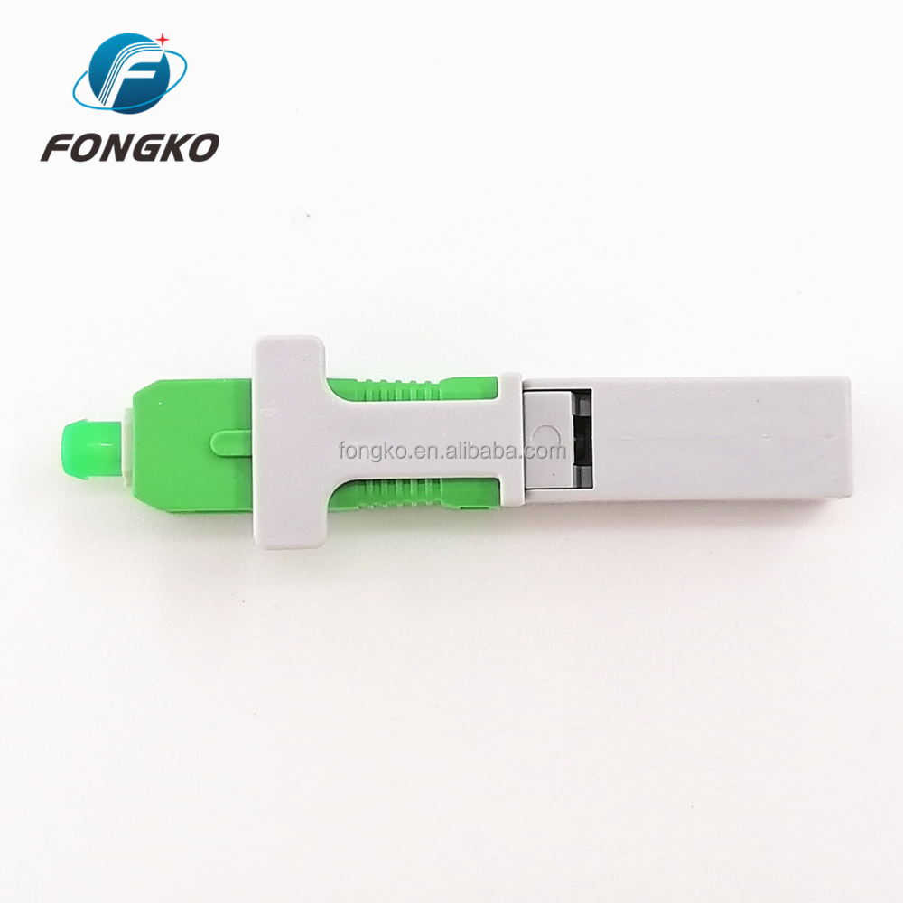 Quick Field Assembly Fiber Optic Fast Connector FTTH SC APC