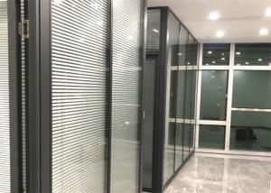 China Modern Glass Partition Glass Aluminium Office Partition Wall on sale