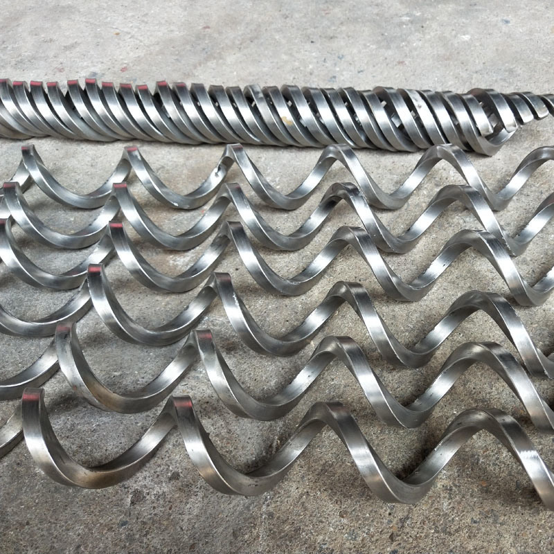 OEM Custom Combine Harvester Spare Parts Spiral Screw Auger Flight Spiral Blade