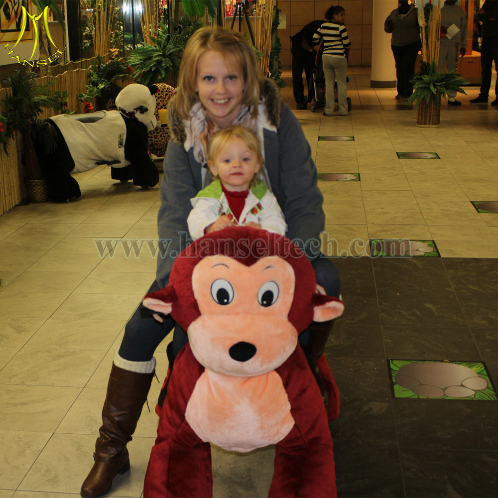 Hansel coin operated animals rides and walking robot animals rides