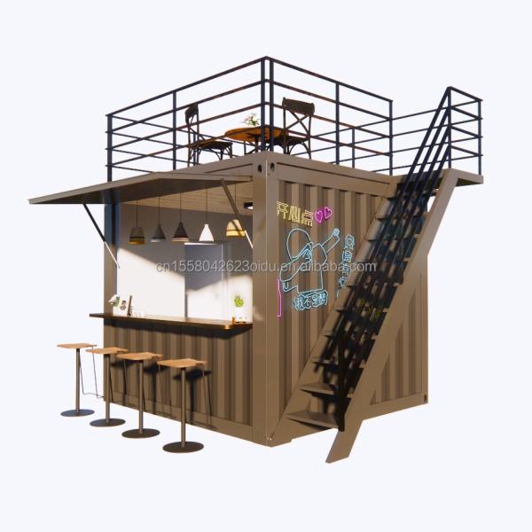 Modern Design Supermarket Mobile Container Coffee Bar Houses 10ft Mini Popup