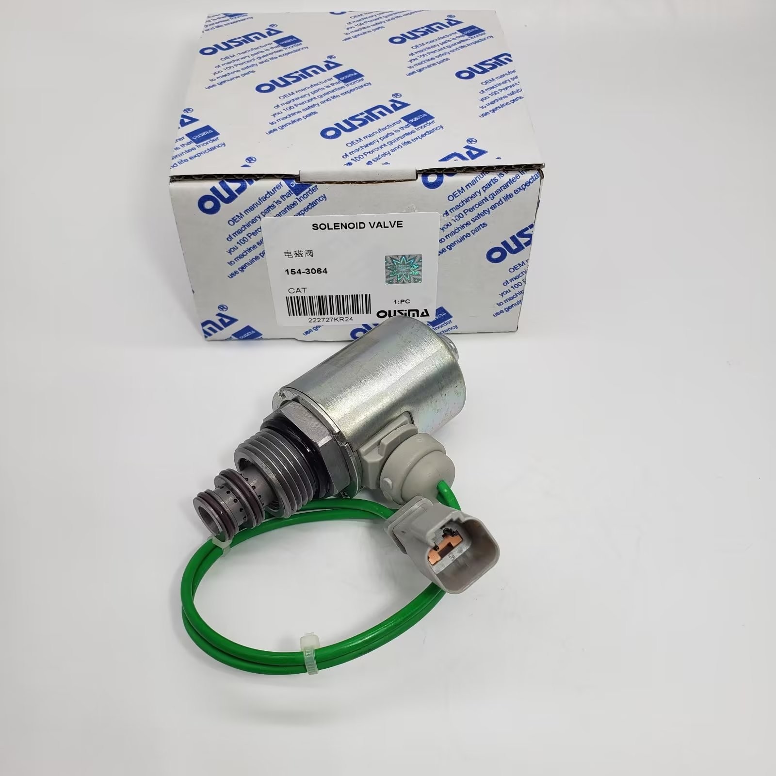 154-3064 1543064 24V Excavator Solenoid Valve For Grader 120H 120K 12H 12K 135H 140H 140K 143H 14H 160H