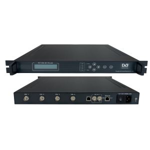 4 channels H.265, MPEG4 SDI encoder to ASI and IP