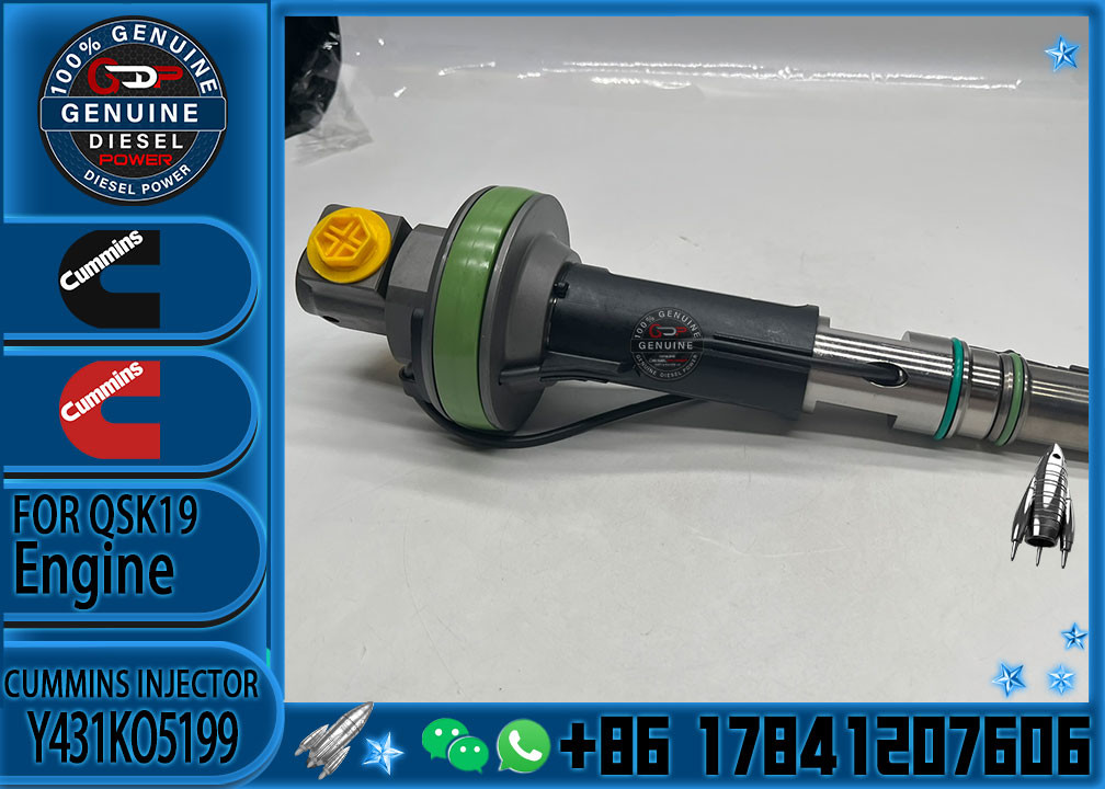 Construction Machinery Parts Fuel Injector For QSK19 Diesel4955526 Y431KO5199 4928104 F0OBLOJ014For CUMMINS Diesel Engine
