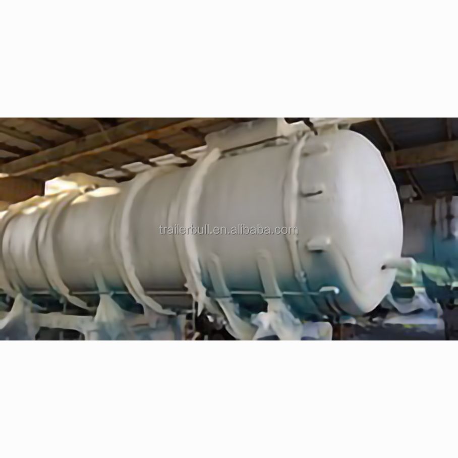 43500L 28t Insulated Carbon Steel Tank Semi Trailer 3 Axles for Palm Oil Crude Oil Bitumen