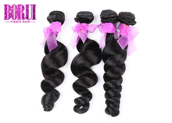 No Shedding Raw Indian Loose Wave , Cuticle Aligned Hair From Very Young Girls