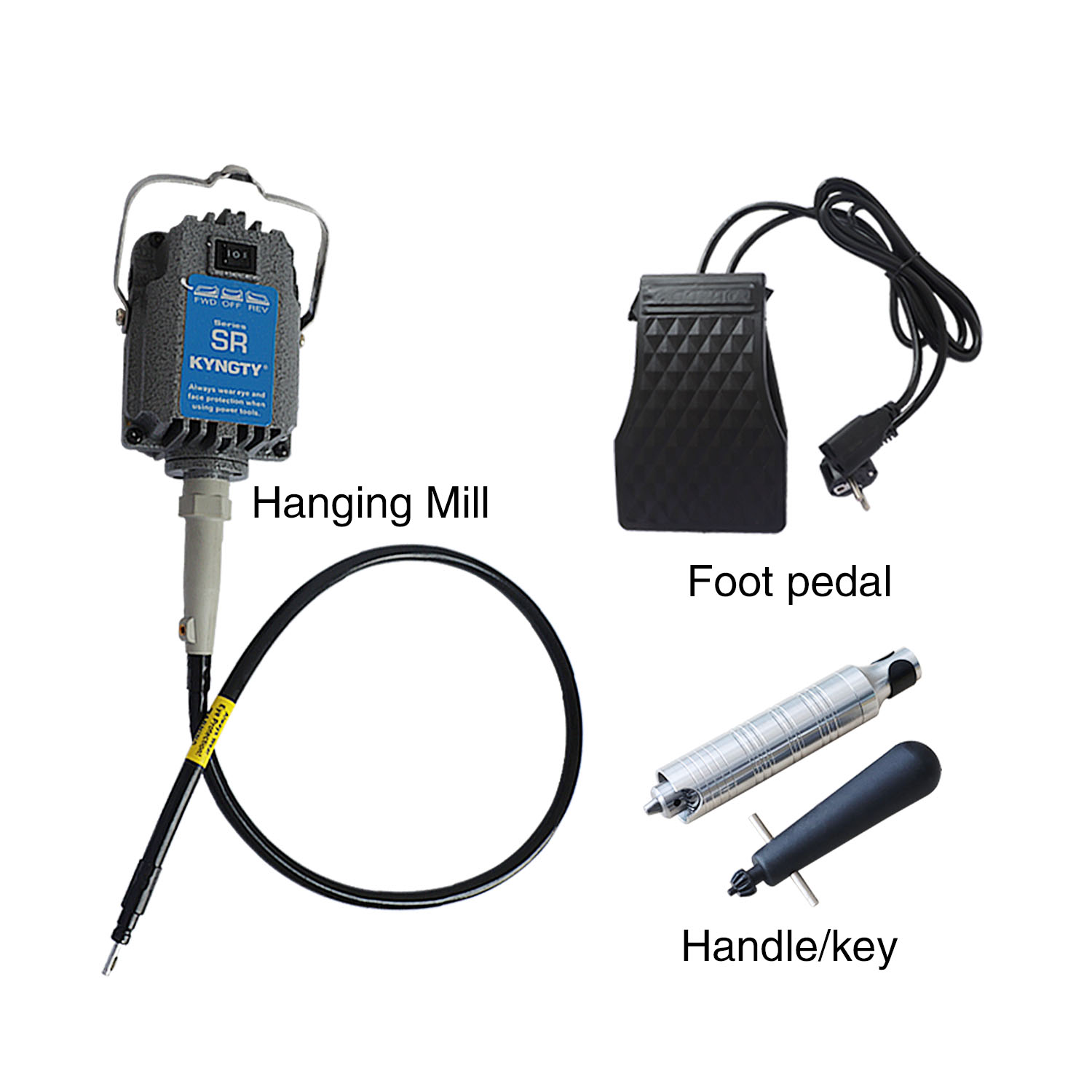 Grinder Flexshaft Hanging Rotating Motor 18000Rpm for Metalworking Tools