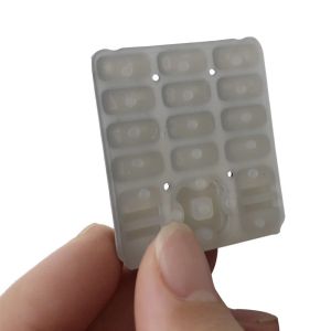 Small Remote Control Silicone Rubber Button With Conductive Particles
