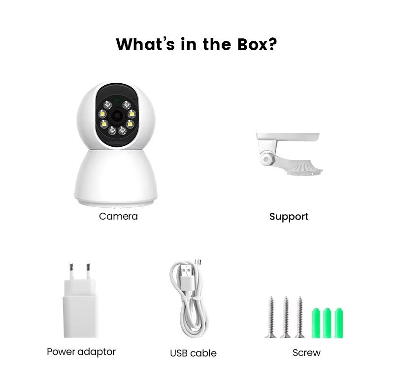 Security Camera Mini Wireless Wifi Camera Auto Tracking Motion Detection Home Network Camera