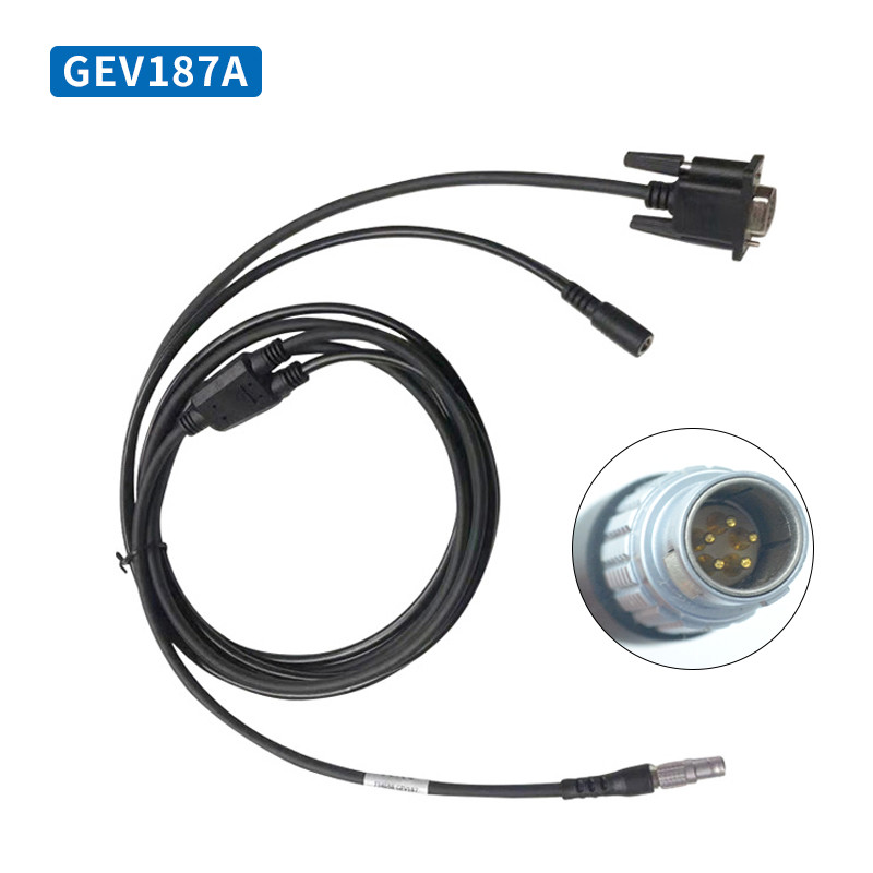 5 Pin Y Cable Adapter for Connecting Leica TS/TM60/50/30 Total Station to PC and Power