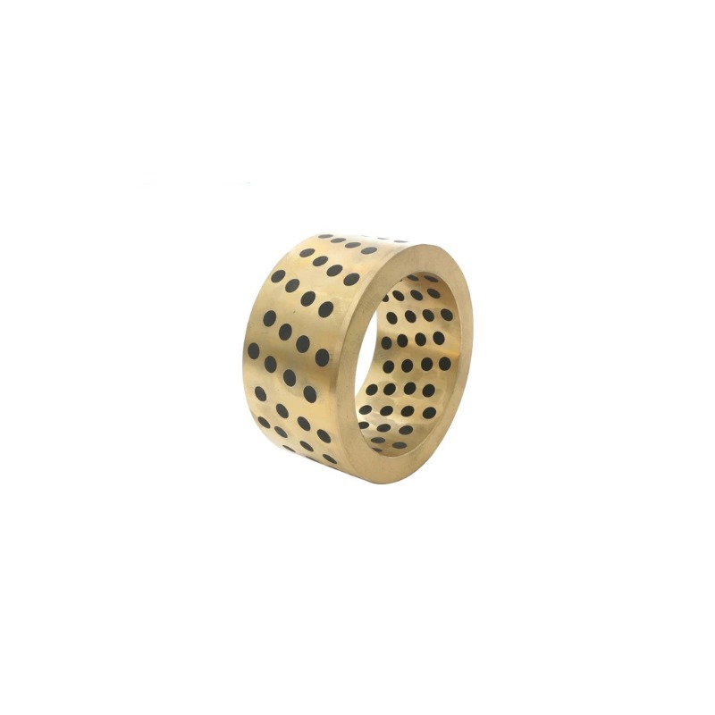 CuAl10Fe5Ni5 Bronze Bearing Slide Plate with Graphite Insert for Self-Lubrication
