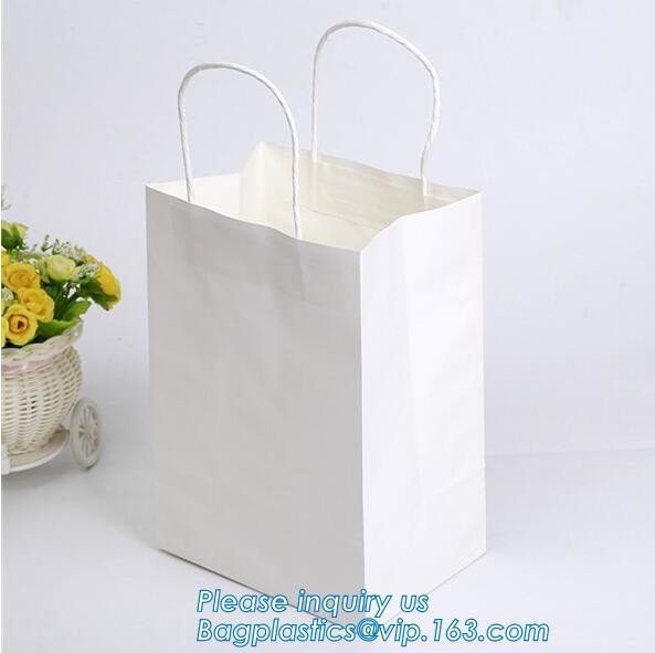 Full printed Luxury Paper Gift Bags Paper Carrier Bag Party Bag with Rope HandlesPersonalized Large Luxury Gift Shopping