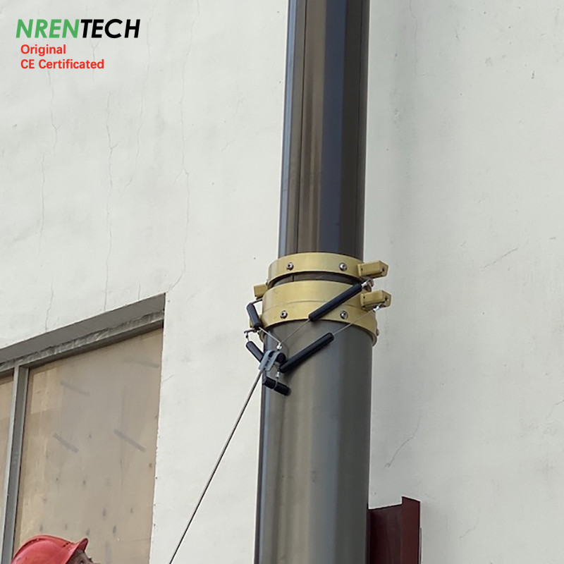 30m lockable pneumatic telescopic mast 300kg payloads-5.5m closed height-for antenna