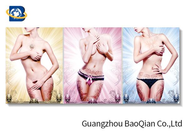 Opened Sexy Girl Full 3d Lenticular Photo , Lenticular Poster Printing High