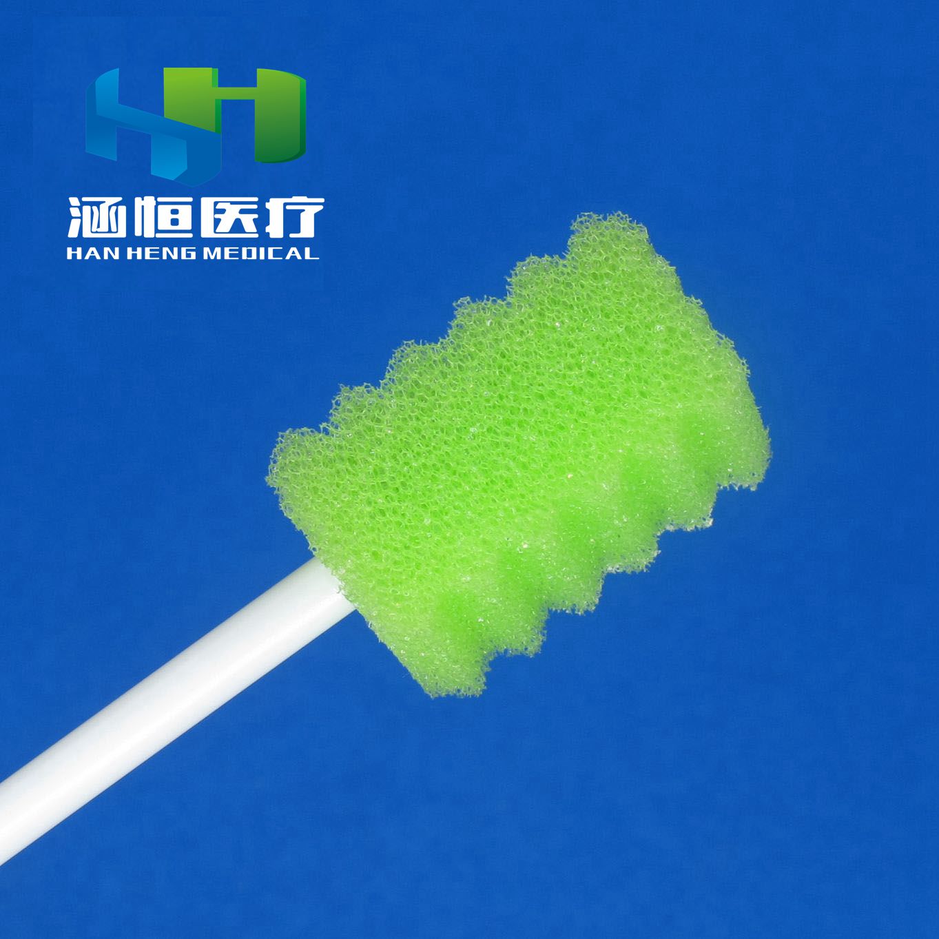 Sanitary 12.5cm Disposable Oral Care Sponge Swabs For Tooth Care