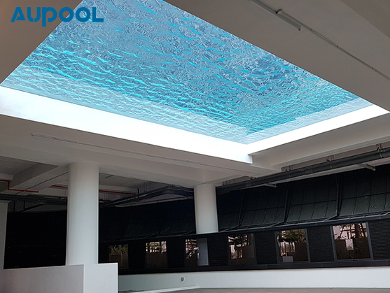 Dry Constant Temperature Polymerization Acrylic Swimming Pool for Private Villa House