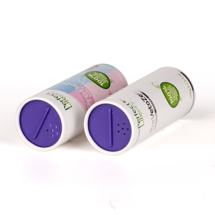 Well - Sealing Cardboard Paper Tube Packaging With Shake Top Environmental Friendly