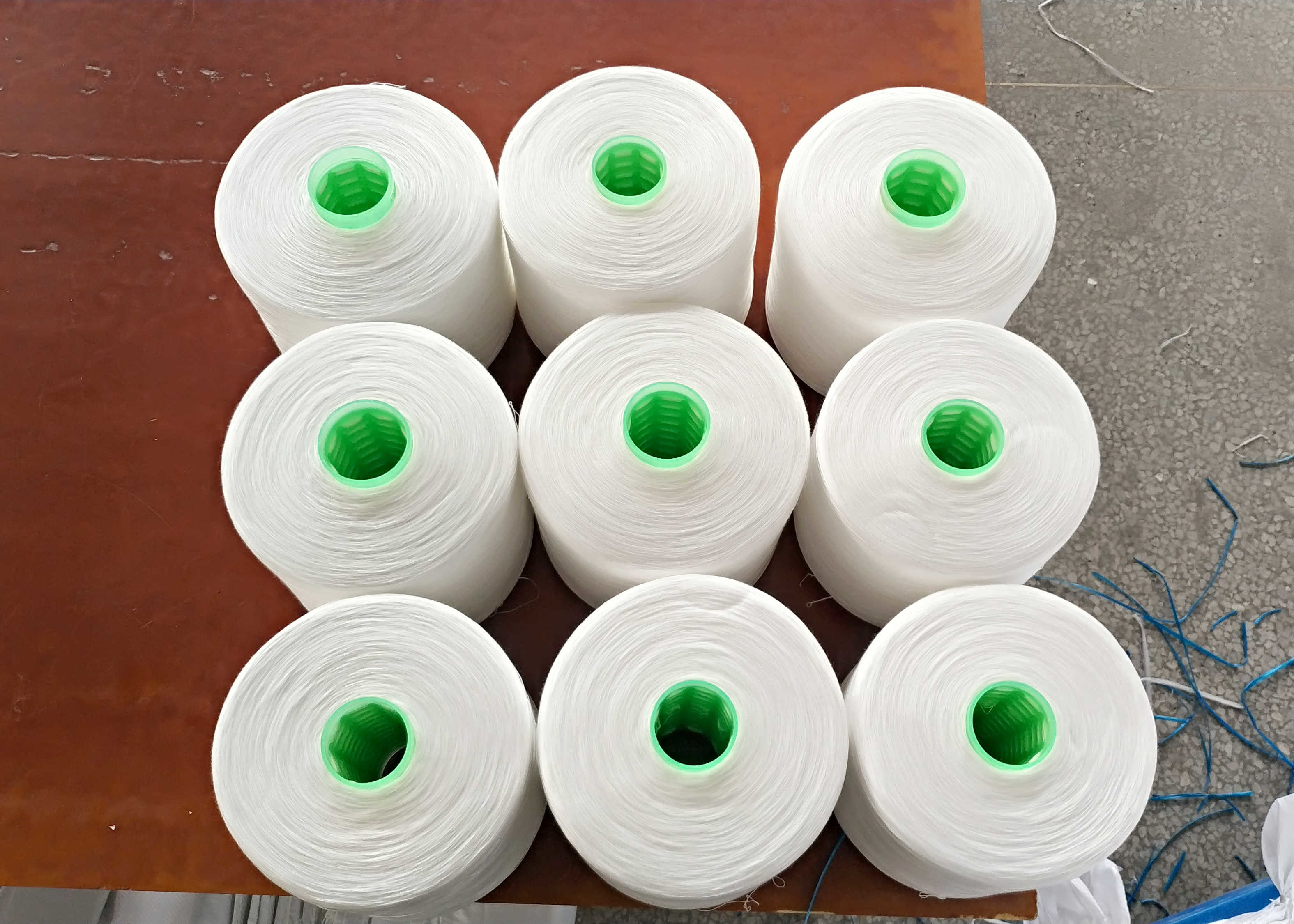 30/3 Reliable TFO Polyester Yarn For Shoes Leather Products Sewing Use