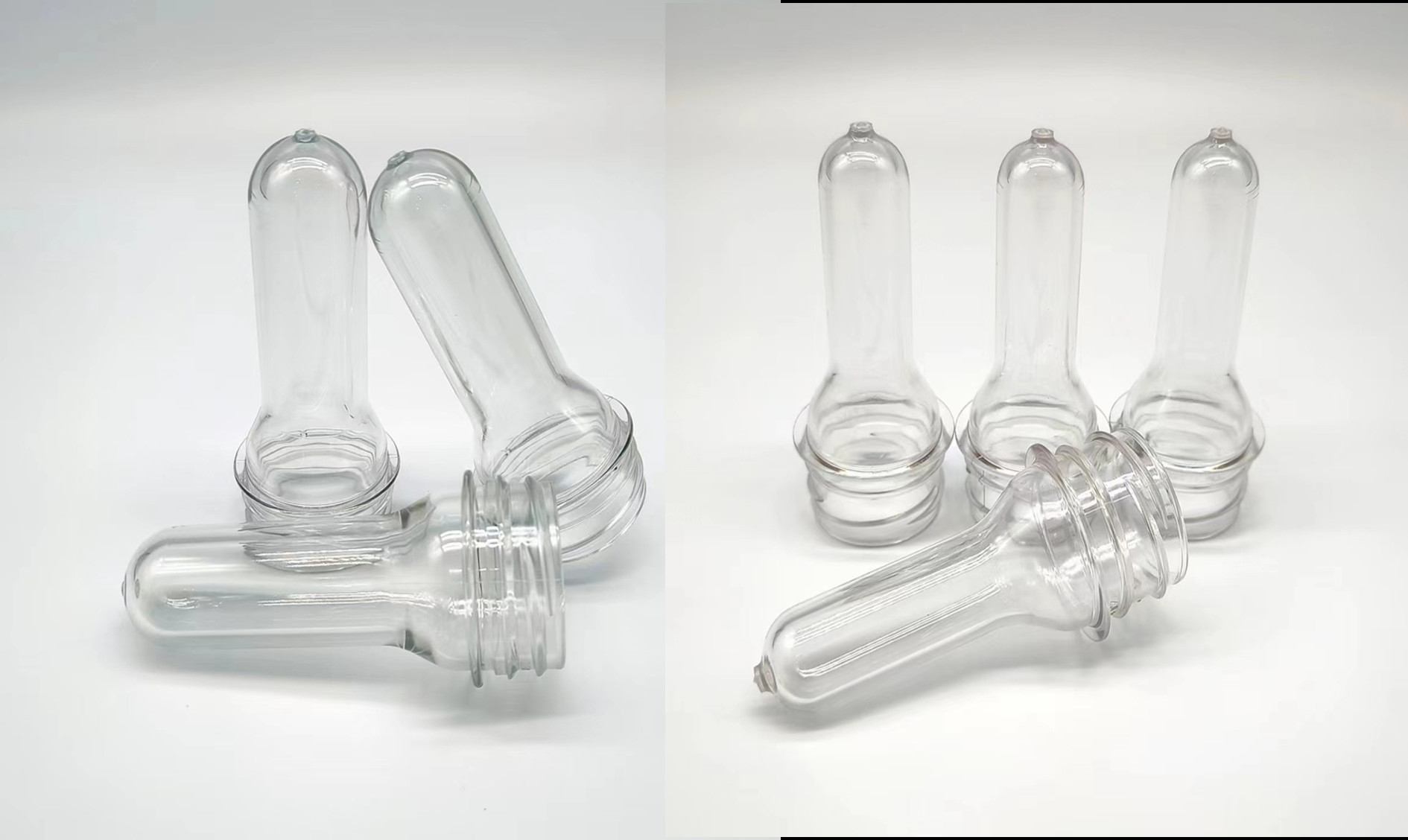 Ziman PET preform with excellent labeling capabilities