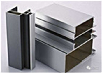 Grey T6 6063 Door Window Powder Coated Aluminum Profile