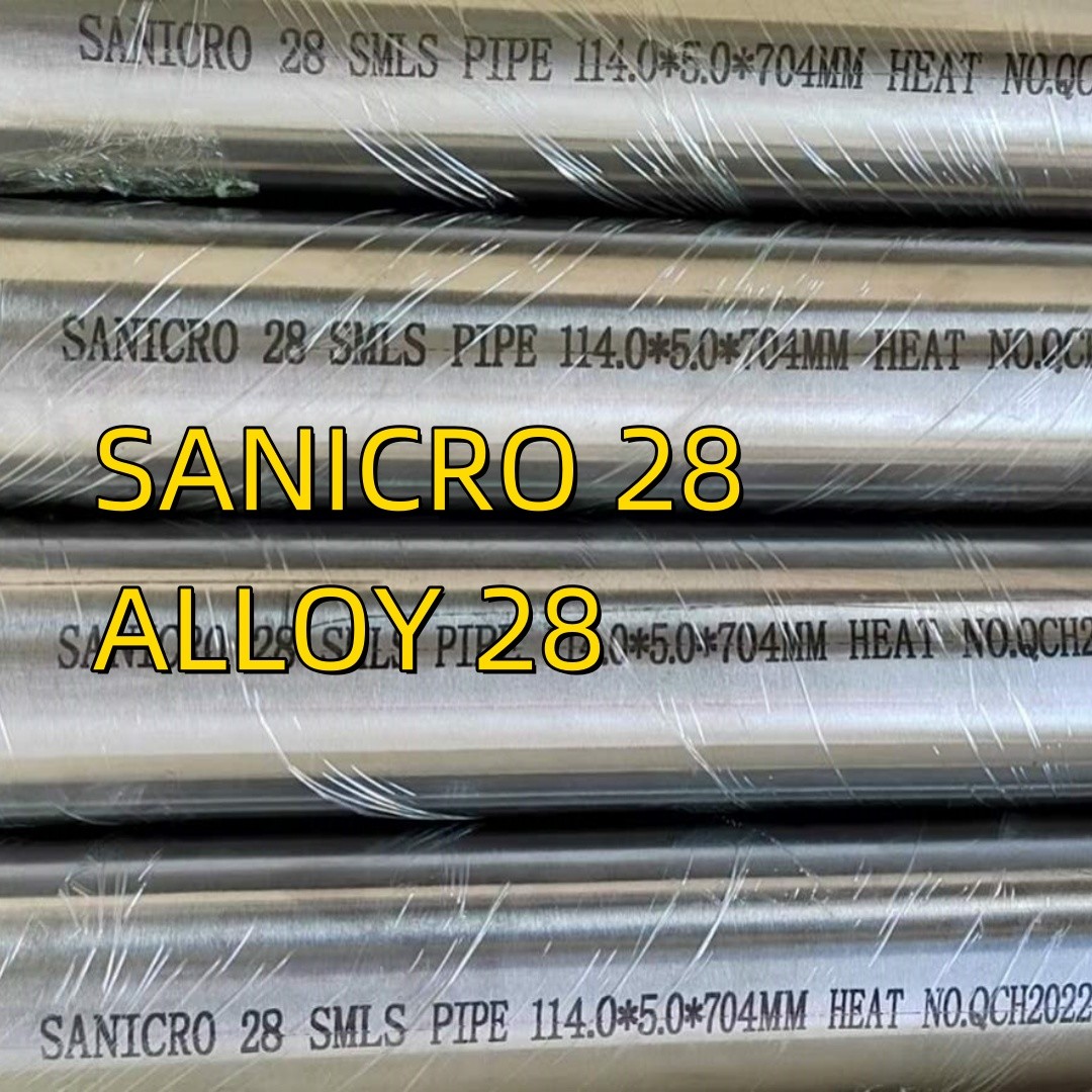 ASTM B709/W. Nr. 1.4563/Alloy 28 Nickel Alloy Tube For Heat Exchanger Superalloy Incoloy 28 Alloy Pipe