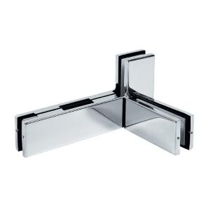 Glass Patch Fitting A-040LB, Material aluminium, steel, stainless steel,