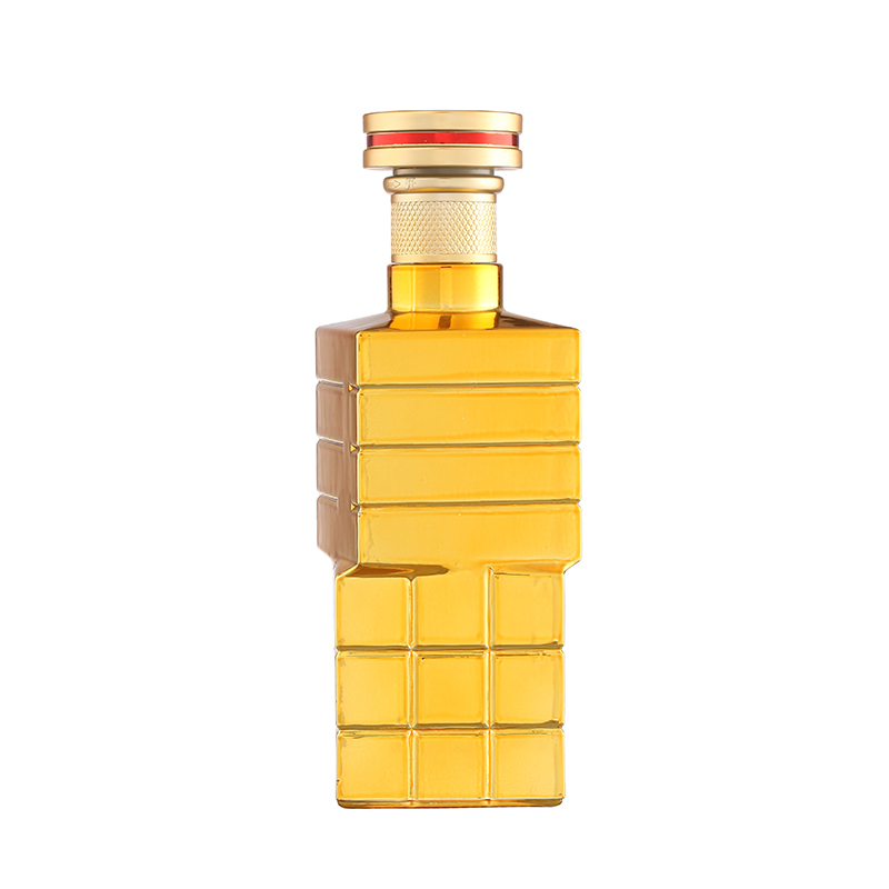 500ml 750ml Custom Electroplate Wine Glass Bottle within for Beverage Industrial