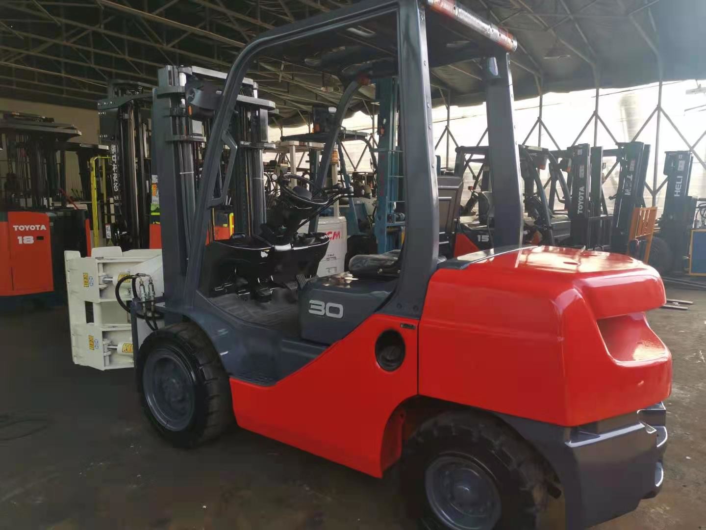 3 Ton Toyota Fg30 Used Diesel Forklift Internal Combustion