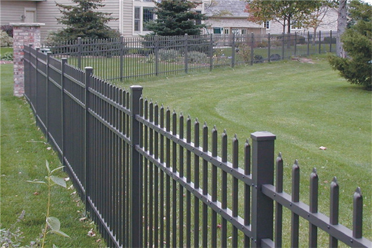 Tubular Garrison Security Fencing For School Factory Railway