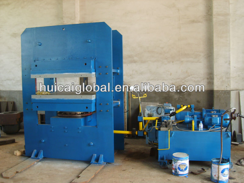 Tire Forming Vulcanizer Hydraulic Hot Vulcanizing Press Solid Tire Curing Press 15000 KG