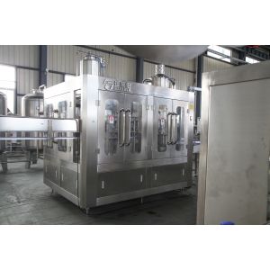 China 3Kw Aseptic Vertical Juice Filling Machine Washing Filling Sealing 3 In 1 For Beverage on sale