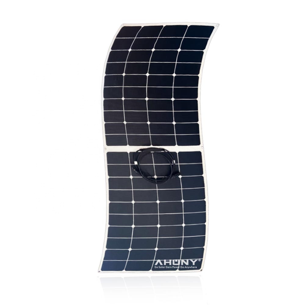 Shade Tolerant Semi Solar Flexible Panels 145w Half Cut Mono Solar Panel For RV Marine Sailboat