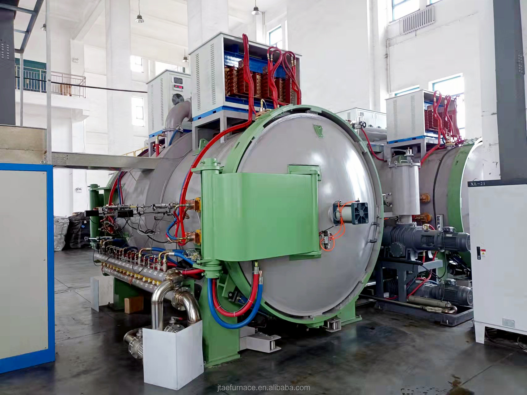 Graphite Rod Heating Carbon Nanotube Furnace Continuous Feeding And Discharging Resistance