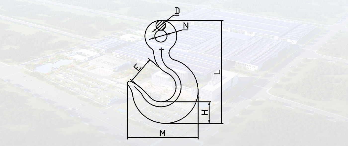 SLR368-3040 EYE HOIST HOOK