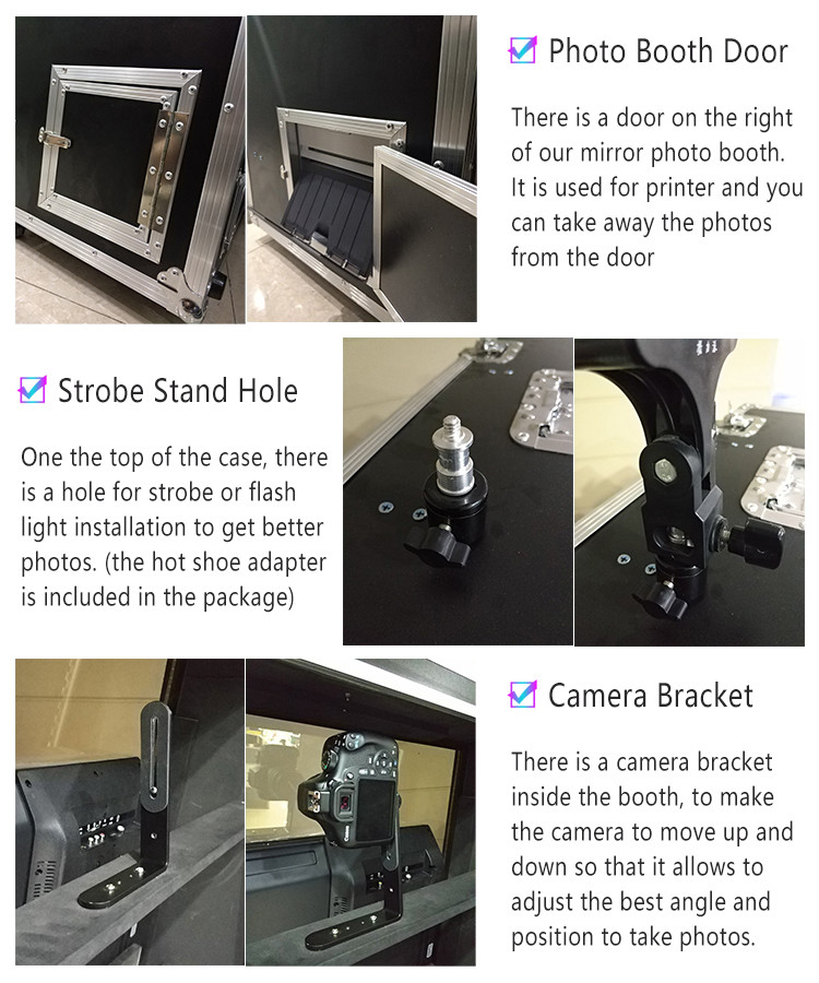 55-65 Inch Portable Magic Mirror Photo Booth