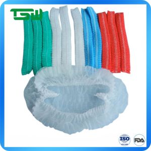 China Disposable PP Non Woven Mob Cap With Single Elastic on sale