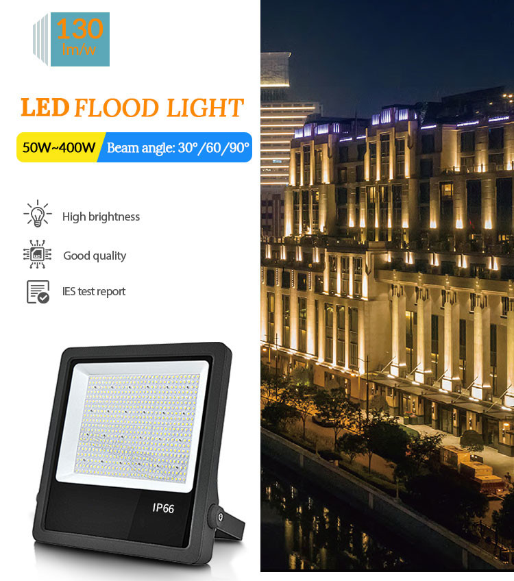 IP66 Waterproof Outdoor LED Flood Lights Rustproof Stadium Flood Lights For Architectural