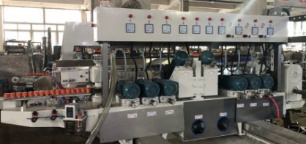 High Efficiency Automatic Double Sides Glass Edge Polishing Machine