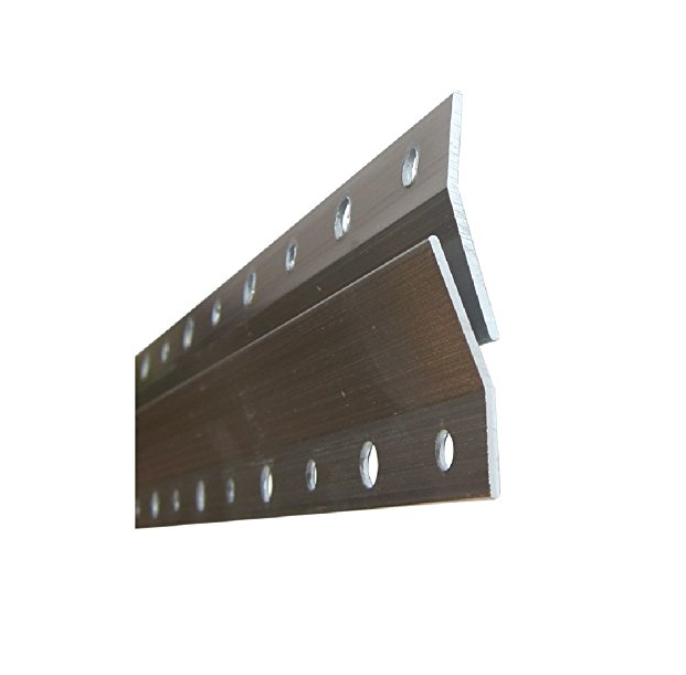 4U Vertical Mounting Rack With Rail Of Network Cabinet In Black Powder Coated Finish