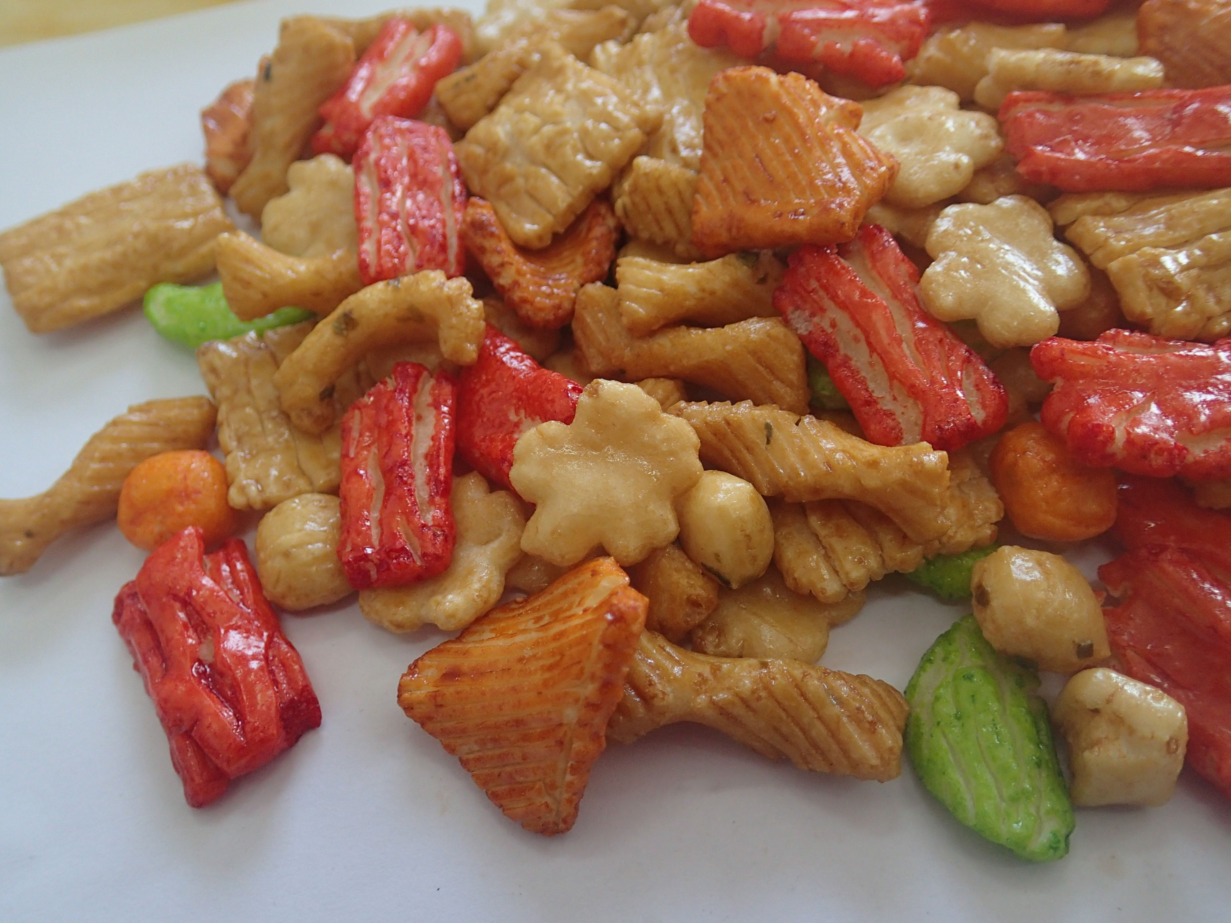 7.5kg Japanese Soy Sauce Rice Crackers Low Sugar Malto Dextrin