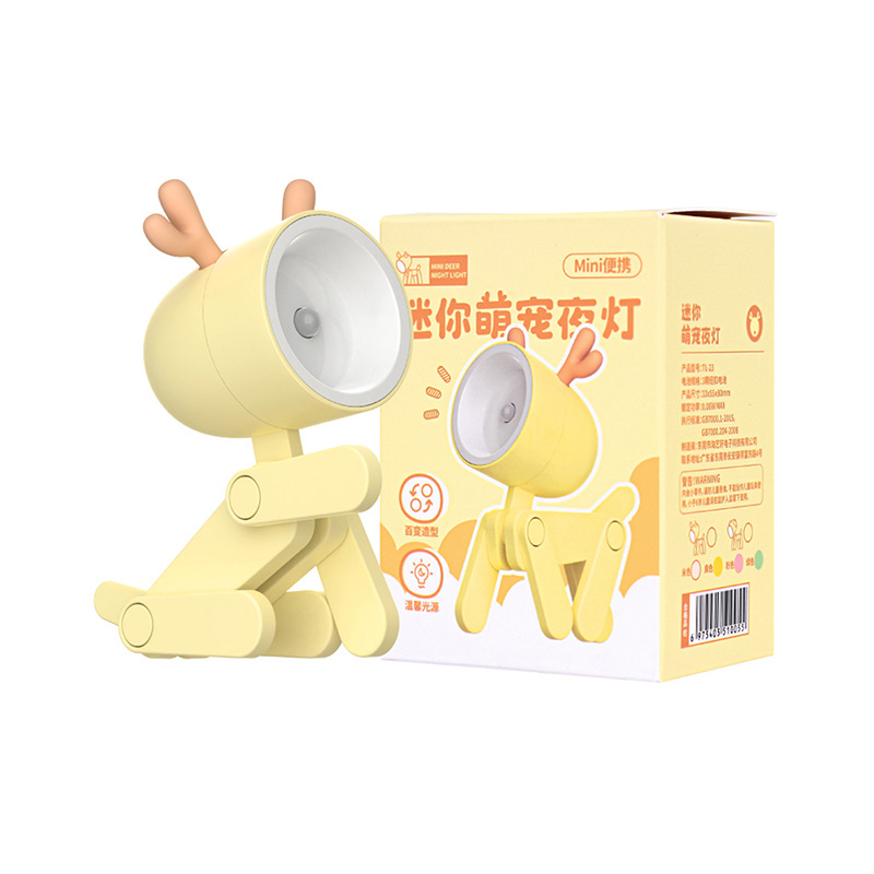 Luna Moon Shaped Touch Control Children's Desk Table Lamp 20cm with Logo Customized
