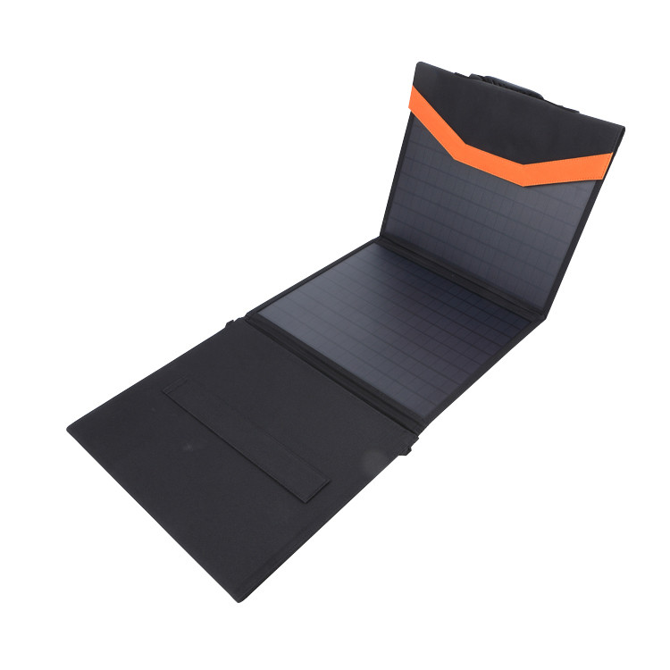 Camping Solar Folding Bag 80W Portable Solar Panel For Power Station Generator