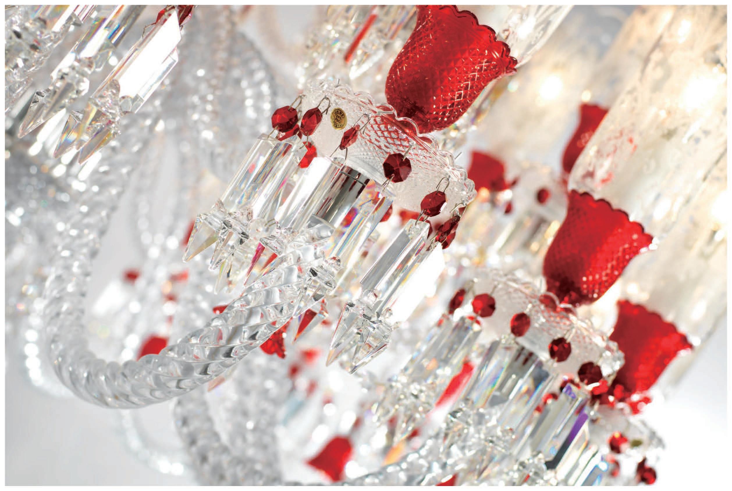 Clear Or Colourful Custom Creative Glass Chandeliers Contemporary Chandeliers For High Ceilings