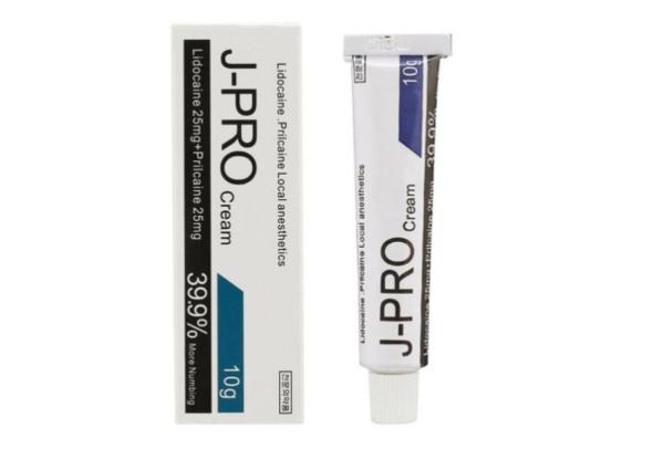 J-PRO 39.9% Numbing Tattoo Cream 10g Body Anesthetic Fast Semi Permanent Skin