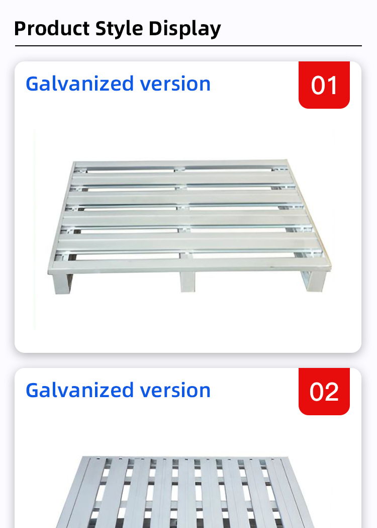 Foldable Steel Pallet Mesh Box Pallet Industrial Stackable Metal Wire Mesh Pallet Cage
