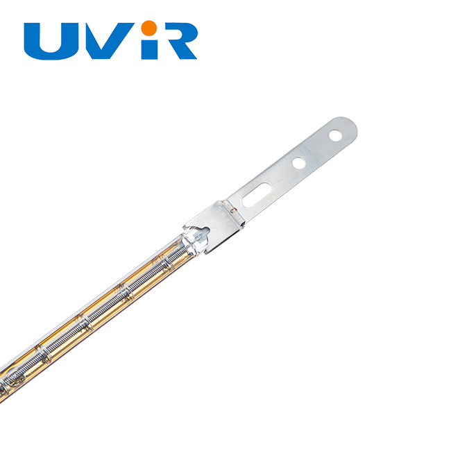 2000W 400V IR Halogen Lamps Gold Coating Reflector With X Base