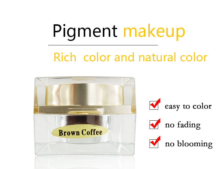 OEM Semi-Cream Microblading Eyebrow Practice Tattoo Cream Ink Pigment For Permanent Makeup tattoo machine